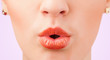 © ra2 studio - Beautiful woman red lips close up