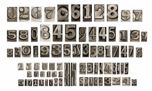 Old Typeset Numbers