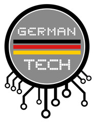 Wall Mural - German tech