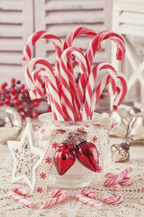 Wall Mural - Candy canes