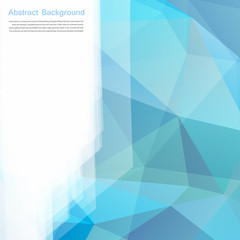 Wall Mural - vector abstract background. polygon blue and card geometric