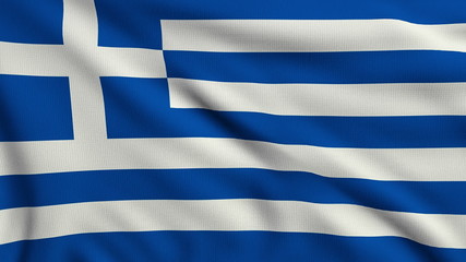 Wall Mural - Flag of Greece looping