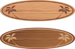 Wooden surf boards with hawaii concept. To see the other vector surfboard illustrations , please check Surfboards collection.