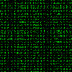 repeating hexadecimal background