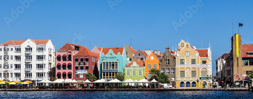 Otrobanada and Punda the capital city of Curacao Canvas Print