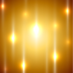 Wall Mural - Golden ligths abstract background - eps10