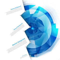 Wall Mural - vector abstract background. polygon blue and card geometric