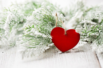 Wall Mural - Christmas heart.