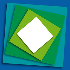 Canvas Print - vector abstract squares background illustration
