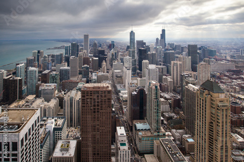 Naklejka na kafelki Chicago Skyline