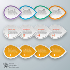 Wall Mural - infographics vector arrow
