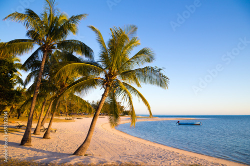 Tapeta ścienna Plaża o świcie