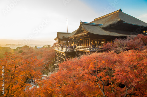 Tapeta ścienna Świątynia kiyomizu-dera