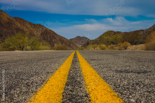 Board z aluminiowym obramowaniem Autostrada arizona