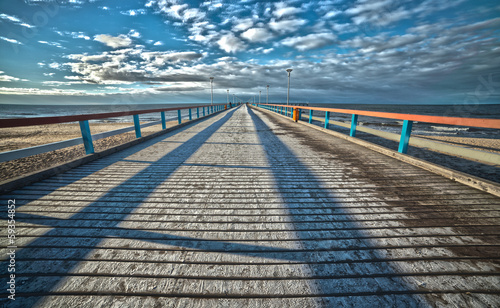 Plakat na papierze fotorealistycznym Molo w Palanga