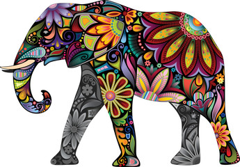 the cheerful elephant