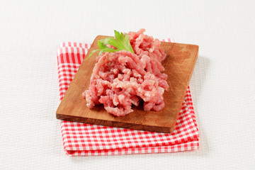 Canvas Print - Fresh minced meat