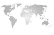 © luckinout - World Map Vector grey gradient