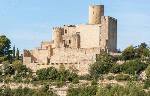 Fotoboard na płycie Zamek castellet w pobliżu barcelona, ​​hiszpania
