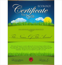 Green Certificate Template