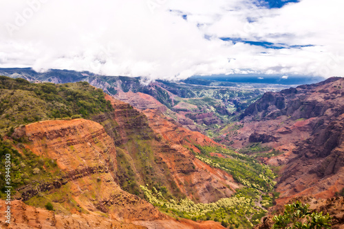 Tapeta ścienna Kanion waimea, Wyspa Kauai, Hawaje, USA