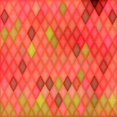 Poster - Square Mosaic Background
