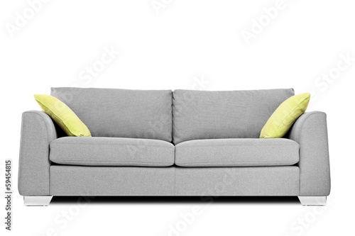 Fotografie, Obraz Studio shot of a modern couch with pillows