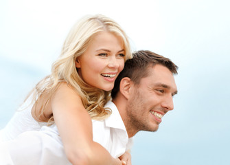 Poster - couple at seaside