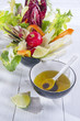 Vinaigrette with mixed vegetables