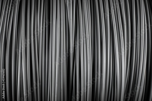 Fotografía Large coil of Aluminum wire