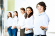© Sergey Nivens - Five students smiling