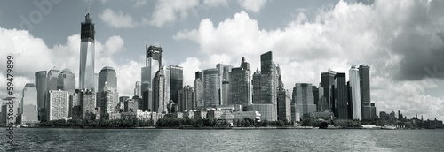 Obraz na płótnie canvas dwuczęściowy "dyptyk" Nowy Jork - Manhattan