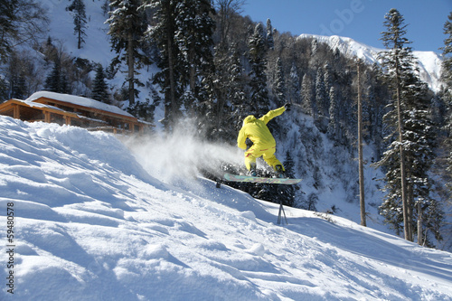 Board z aluminiowym obramowaniem Snowboard freerider
