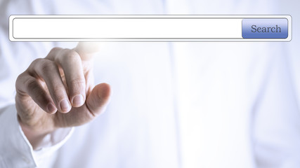 Wall Mural - virtual search bar