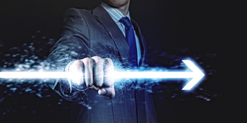Wall Mural - power in hands