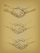 Handshake. Vector format
