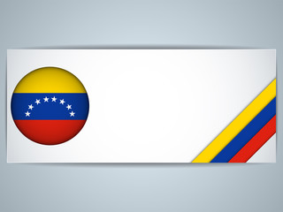 Venezuela Country Set of Banners