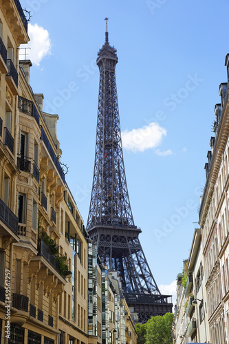 Naklejka na drzwi Eiffel tower