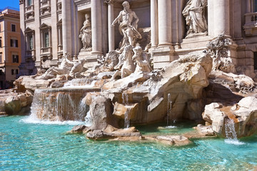 Canvas Print - Fountain di Trevi