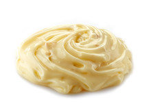 Curl Of Mayonnaise Or Processed Cheese