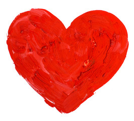 Wall Mural - watercolor heart. concept - love, relationship, art, painting