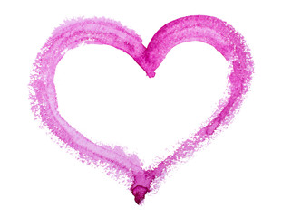 Wall Mural - watercolor heart. concept - love, relationship, art, painting