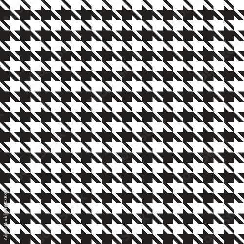 Fotomural Houndstooth Seamless Pattern