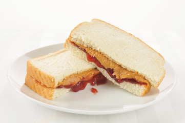 Canvas Print - Peanut butter and jelly sandwich