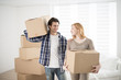 © jackfrog - young adults moving in new home