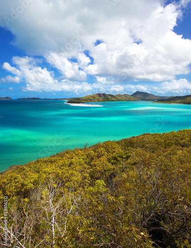 Obraz na płótnie canvas trzyczęściowy "tryptyk" Whitsunday Island Australia