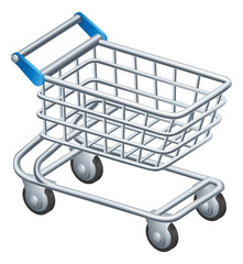 Wall Mural - Shopping trolley icon