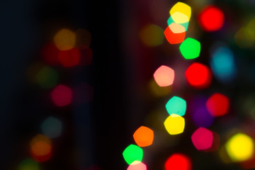 christmas bokeh