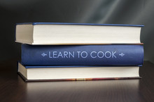 Learn To Cook,book Concept.