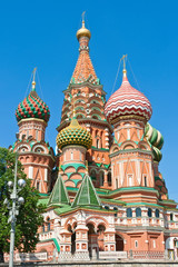 Canvas Print - Saint Basil Cathedral  in Moscow